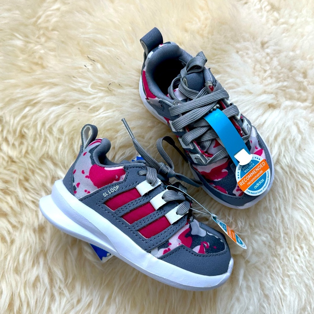 Adidas baby girl comfortable shoes C77733 oritq nice piece